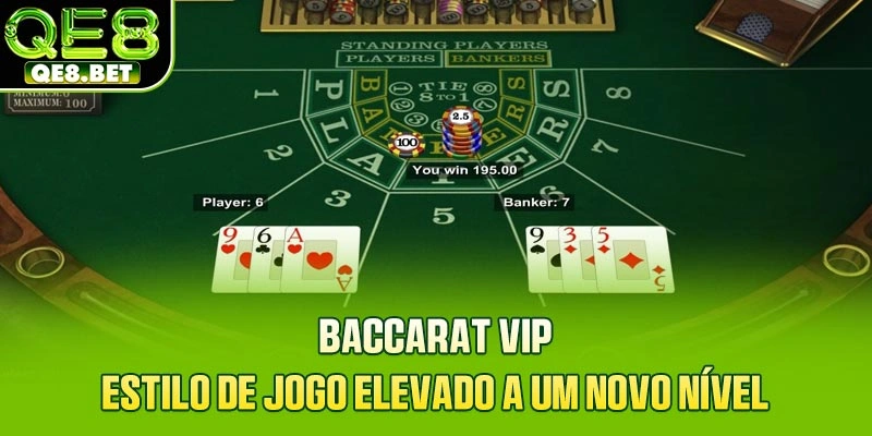 Baccarat VIP - Estilo De Jogo Elevado A Um Novo Nível