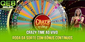 Crazy Time Ao Vivo - Roda Da Sorte Com Bônus Contínuos
