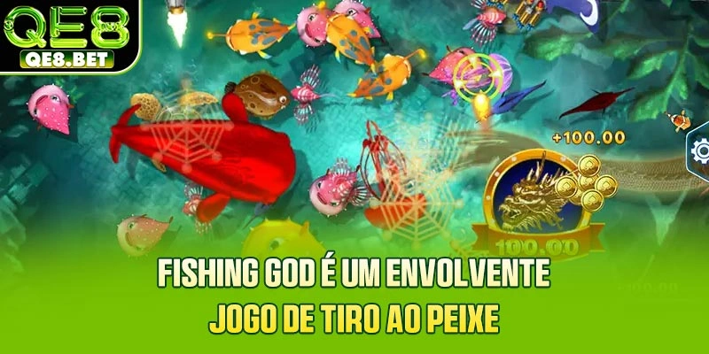 Fishing God é um envolvente jogo de tiro ao peixe